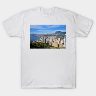 Benidorm Skyline Cityscape Costa Blanca Spain T-Shirt